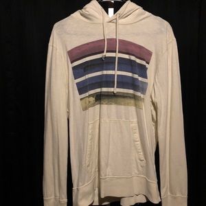 American Eagle Tan Graphic Hoodie